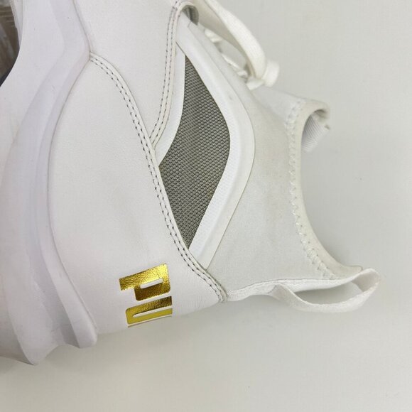 Puma Phenom Lux White Leather High Tops Womens Size 7.5 M - Picture 7 of 10